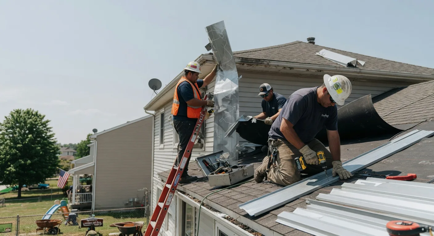 Storm Damage Metal Roof Repair in Powellsville, NC